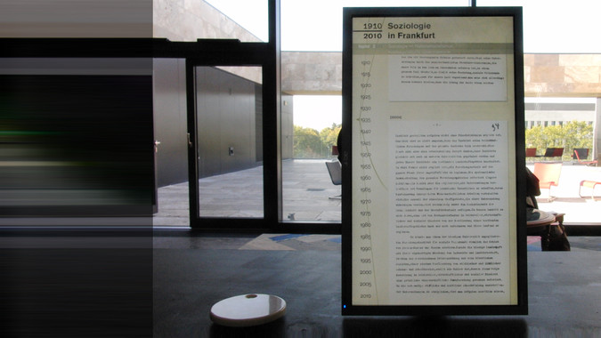 Exhibition "Soziologie in Frankfurt: 1910-2010“