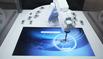 BMW xDrive. The robot drives the car dynamicly over an animated street