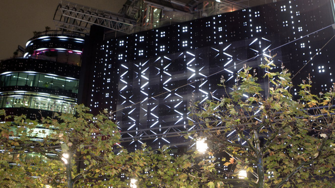 Media facade for Zeilgalerie